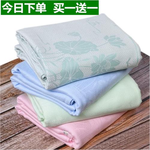 竹纤维毛巾被 单人双人夏凉毯子毛巾毯幼儿园午睡毯儿童夏季盖毯